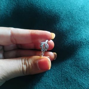 Silver Leaf Ring