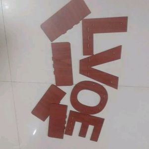 Wall Decor  Set Of 4 (LOVE)