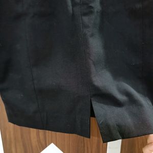 H&M A Line Formal Black Skirt