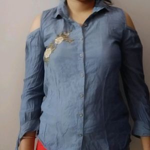 Lee Cooper Off Shoulder Shirt