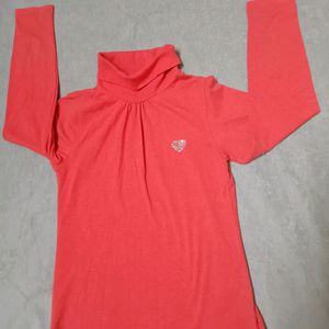 Polo Neck Girls Tshirt 8-10 Years