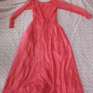 Pink Gown For Girls