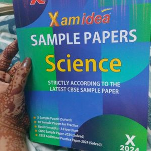 Class 10 Xam Idea Sample Paper Book