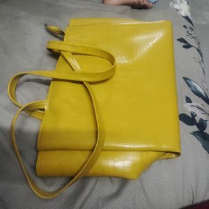 Yellow Tote Bag