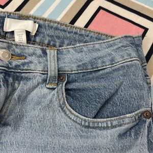 H&m Ankle Length Straight Fit Jeans