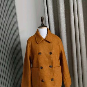 🆕 Imported Detailed Pocket Coat With Buttons