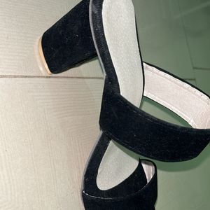 Black Block Heels