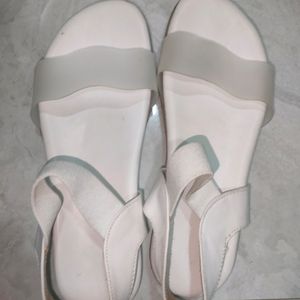 White Sandal Flats