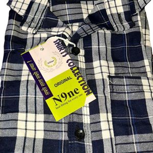 Multicolor L Size Check Men's Shirts