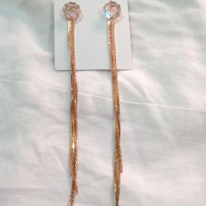 Golden Long Earrings