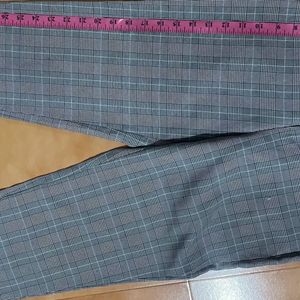 Two Piece Cotton Straight Trousers