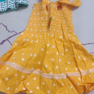 Combo of New Dresses for Girls 3 -6 Months