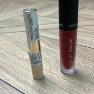 Merlot Liquid Lipstick And Brown  Eyeliner