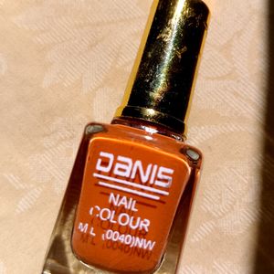 A Coral Glossy Nailpolish