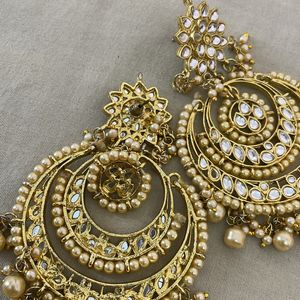 Golden Heavy Earrings