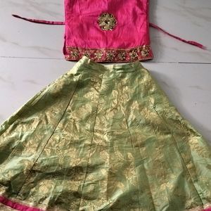 Beautiful Pista Colour Lehenga Choli