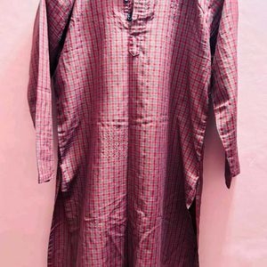 Check Design Kurta For Women