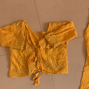 Yellow Haldi Dress