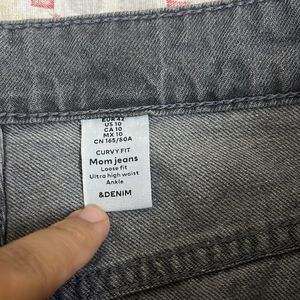 H&m Curvy Fit Loose Jeans