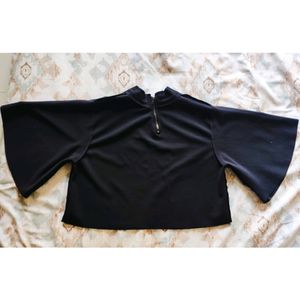 Matte black Crop Top (M/L)