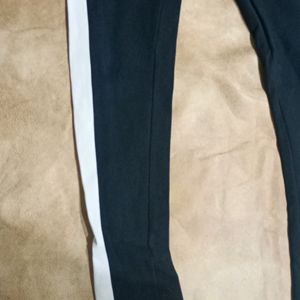 Striped Black Leggings For Kids(Girls)