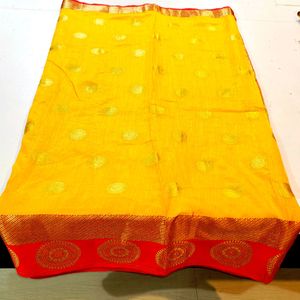 Haladi Function Saree