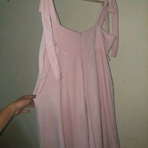 Coquette Pink Jumpsuit With Pockets.