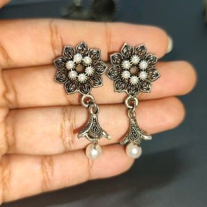 Black Metal Earrings