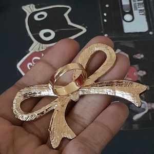 Rosegold Bow Ring.