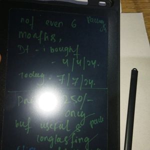 8.5 Lcd Writing Tablet  In April I Have Bought For