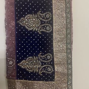 Soft Organza Saree+freebie