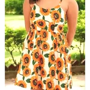 Sunflower Mini Dress