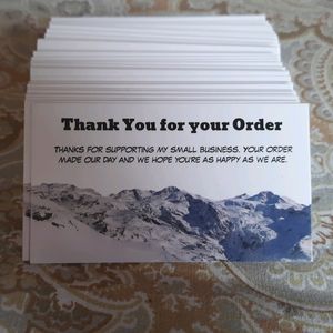 Thank You Cards For Small Businesses | 50 Pcs