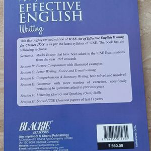 Art Of Effective English Book