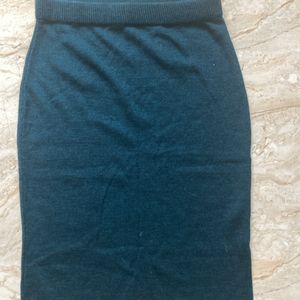 Teal Blue Chemistry Pencil Skirt