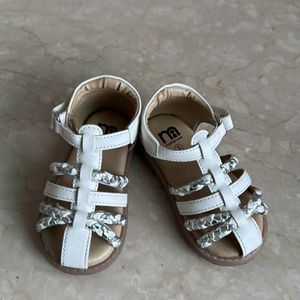 Silver White Sandal