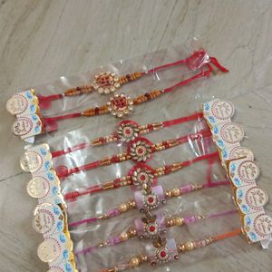 Bhaiya Bhabhi Rakhi Combo Of 7