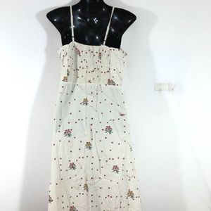 Off White Emboridered Dress(Women’s)