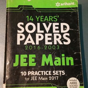 14 Years Solved Paper For Jee Mains (2016-2003)