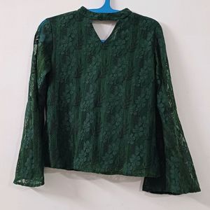 Dark Green Top