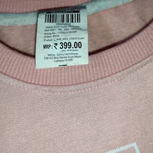 Peach Sweat Shirt.