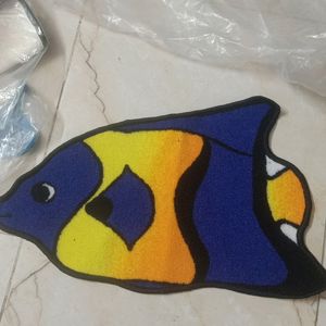 UNIQUE Wall Hanging FISH DOORMAT FOR KIDS HOME -NE