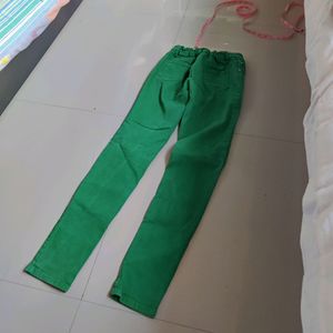 Skinny Green Jeans