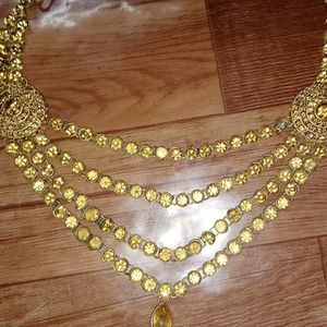 Gold Toned Choker Necklace