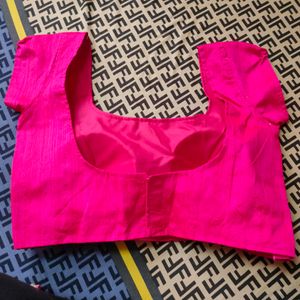 Pink Ready Made Padded Blouse