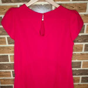 Red Formal Top