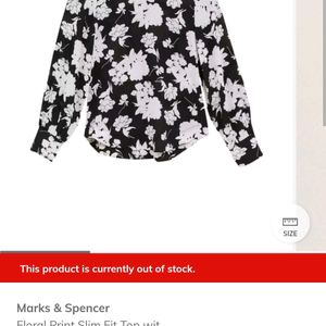 Mark & Spencer Floral Print Top