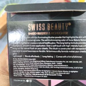 Swiss Beauty Highlights And Blusher