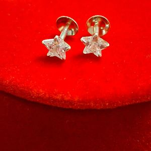 Star Shape Studs Silver