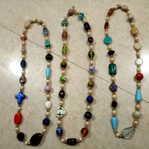 Multicolour Crystal Mala Unisex